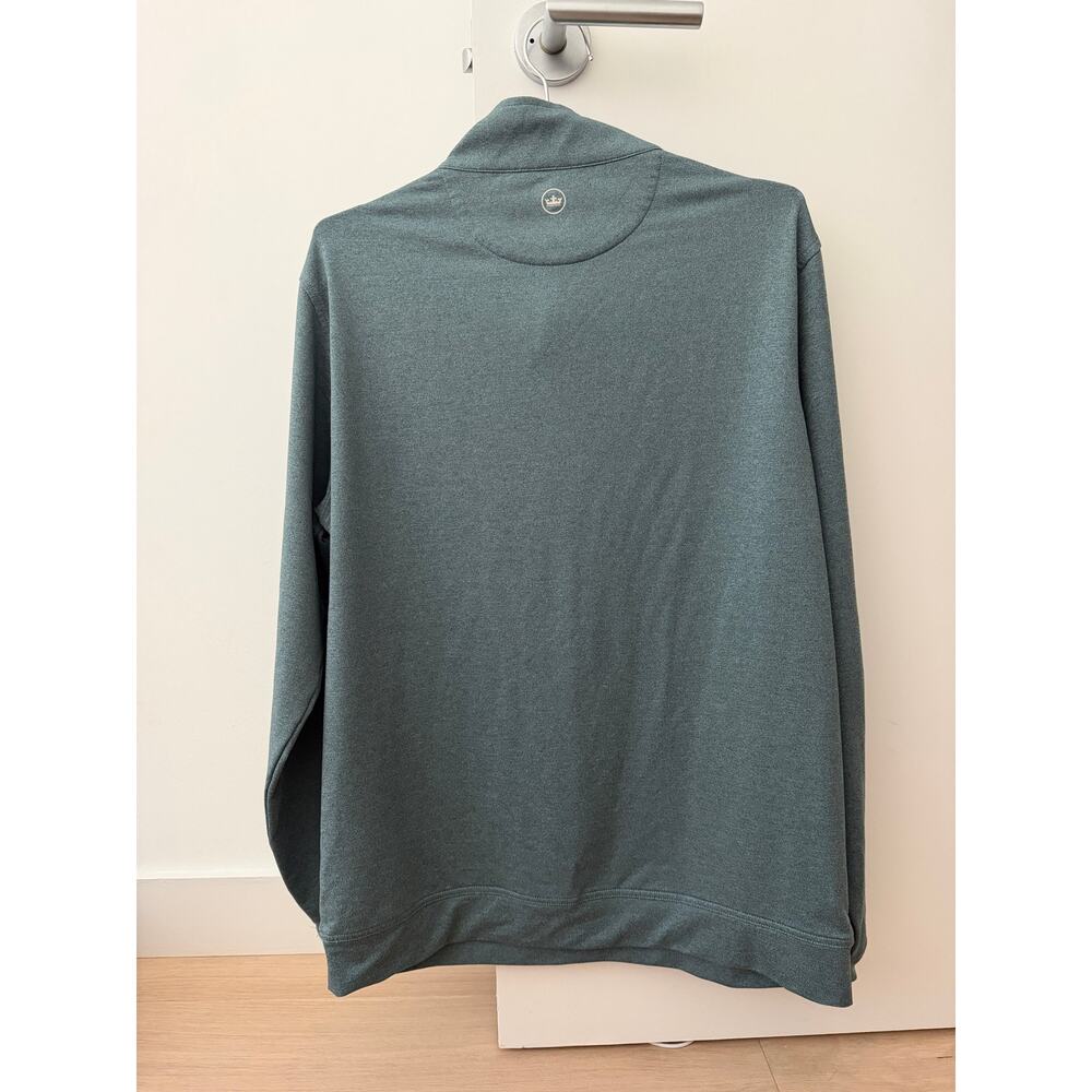 Peter Millar Perth Performance Quarter-Zip Pullover Blue Size L - Picture 4 of 11